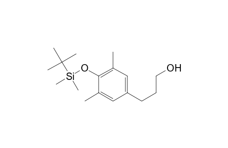 3-[4-[tert-butyl(dimethyl)silyl]oxy-3,5-dimethyl-phenyl]propan-1-ol