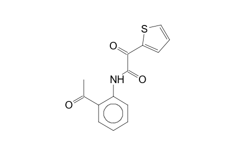 Glyoxylamide, N-(2'-acetylphenyl)-2-(2'-thiofuryl)-