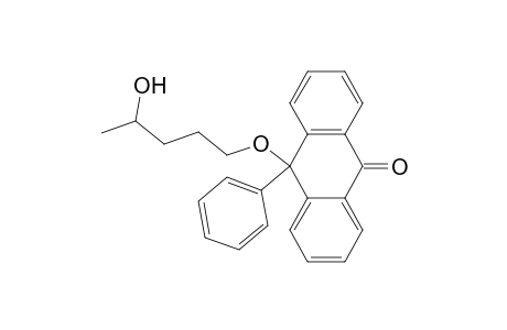9(10H)-Anthracenone, 10-[(4-hydroxypentyl)oxy]-10-phenyl-