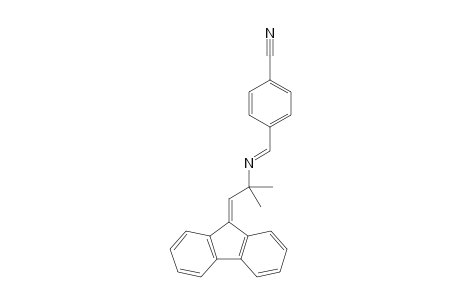(E)-1-(4-Cyanophenyl)-4-(fluoren-9-ylidene)-3,3-dimethyl-2-aza-1-butene