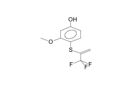 3-METHOXY-4-(1-TRIFLUOROMETHYLVINYLTHIO)PHENOL