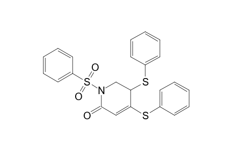 1-(benzenesulfonyl)-3,4-bis(phenylsulfanyl)-2,3-dihydropyridin-6-one