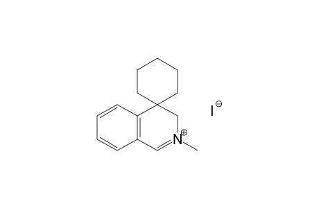 2'-methylspiro[cyclohexane-1,4'(3'H)-isoquinolinium] iodide