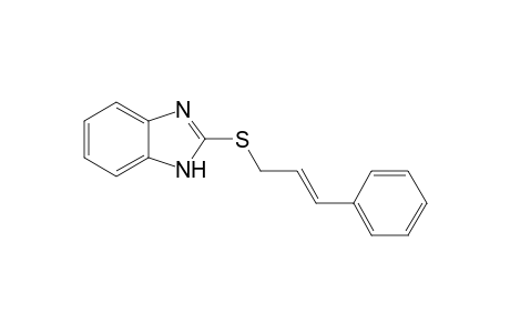 2-[(E)-3-phenylprop-2-enyl]sulfanyl-1H-benzimidazole