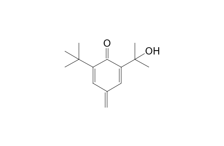2-(1'-Methyl-1'-hydroxyethyl)-6-(t-butyl)-4-methylene-1-oxobenzene