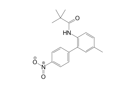 N-(5-methyl-4'-nitro-[1,1'-biphenyl]-2-yl)pivalamide