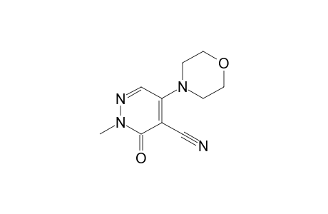 2-Methyl-5-(morpholin-4-yl)-3-oxo-2,3-dihydropyridazine-4-carbonitrile
