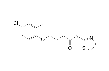 4-(4-chloro-2-methylphenoxy)-N-(4,5-dihydro-1,3-thiazol-2-yl)butanamide