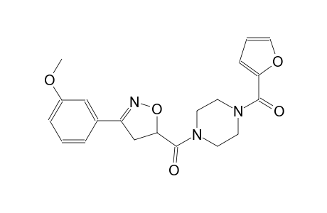 piperazine, 1-[[4,5-dihydro-3-(3-methoxyphenyl)-5-isoxazolyl]carbonyl]-4-(2-furanylcarbonyl)-