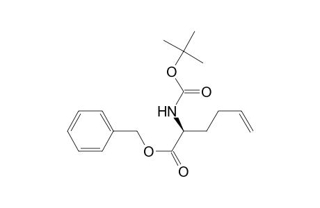 (2S)-2-(tert-butoxycarbonylamino)hex-5-enoic acid benzyl ester