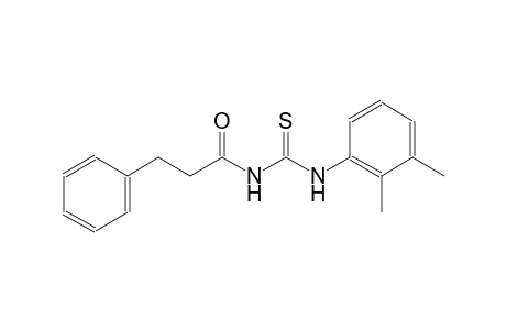 N-(2,3-dimethylphenyl)-N'-(3-phenylpropanoyl)thiourea