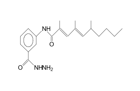 3-(2,4,6-Trimethyl-deca-2,4-dienylcarbonylamino) -benzohydrazide