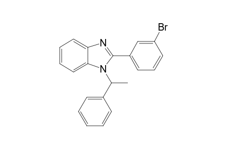 1H-Benzoimidazole, 2-(3-bromophenyl)-1-(1-phenylethyl)-