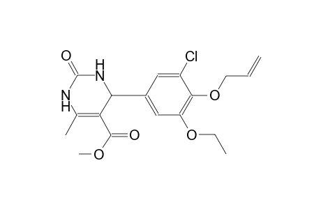 methyl 4-[4-(allyloxy)-3-chloro-5-ethoxyphenyl]-6-methyl-2-oxo-1,2,3,4-tetrahydro-5-pyrimidinecarboxylate