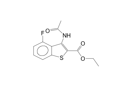 ethyl 3-acetamido-4-fluorobenzothiophene-2-carboxylate