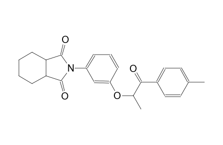 1H-isoindole-1,3(2H)-dione, hexahydro-2-[3-[1-methyl-2-(4-methylphenyl)-2-oxoethoxy]phenyl]-