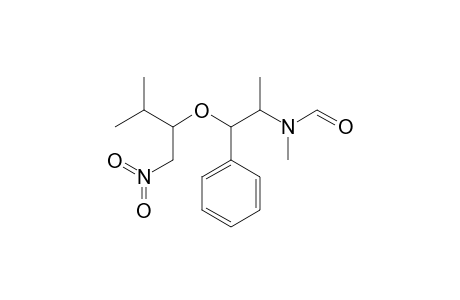 N-Methyl-N-[1-methyl-2-(2'-methyl1'-nitromethylpropoxy)-2-phenylethyl]formamide
