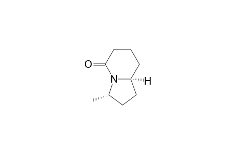 cis-Hexahydro-3-methyl-5(1H)-indolizinone