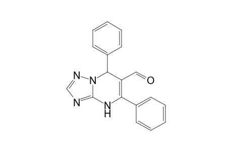 4,7-Dihydro-5,7-diphenyl-1,2,4-triazolo[1,5-a]pyrimidin-6-carbaldehyde