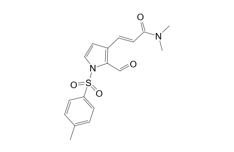 (E)-3-{2-formyl-[1-(4-methylphenylsulfonyl]-1H-pyrrol-3-yl}-N,N-dimethylprop-2-enamide