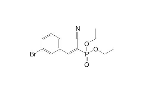 (E)-3-(3-bromophenyl)-2-diethoxyphosphoryl-2-propenenitrile