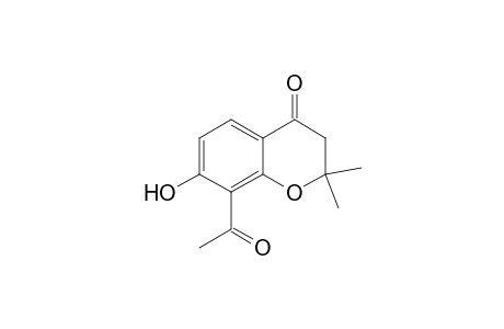 8-Acetyl-7-hydroxy-2,2-dimethyl-3,4-dihydro-2H-1-benzopyran-4-one