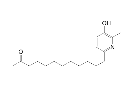 2-Dodecanone, 12-(5-hydroxy-6-methyl-2-pyridinyl)-