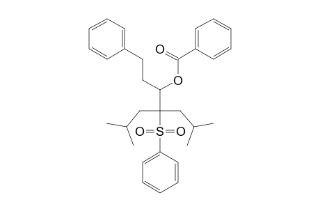 4-ISOBUTYL-6-METHYL-1-PHENYL-4-(PHENYL-SULFONYL)-HEPT-3-YL-BENZOATE