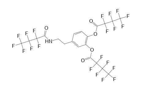 Butanoic acid, heptafluoro-, 4-[2-[(2,2,3,3,4,4,4-heptafluoro-1-oxobutyl)amino]ethyl]-1,2-phenylene ester