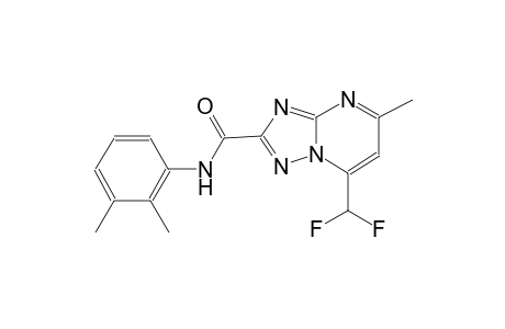 7-(difluoromethyl)-N-(2,3-dimethylphenyl)-5-methyl[1,2,4]triazolo[1,5-a]pyrimidine-2-carboxamide