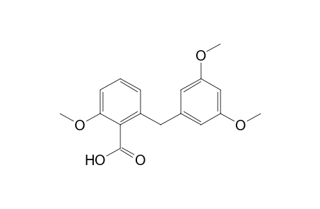 Benzoic acid, 2-[(3,5-dimethoxyphenyl)methyl]-6-methoxy-