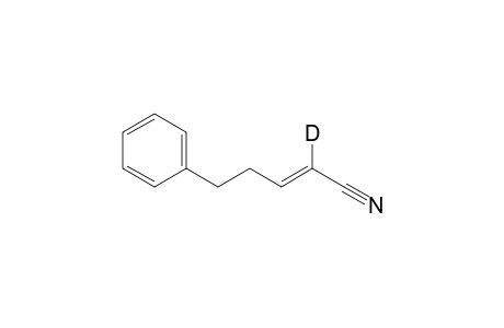 (E)-2-Deuterio-5-phenyl-2-pentenenitrile