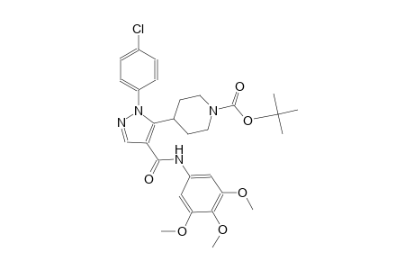 1-piperidinecarboxylic acid, 4-[1-(4-chlorophenyl)-4-[[(3,4,5-trimethoxyphenyl)amino]carbonyl]-1H-pyrazol-5-yl]-, 1,1-dimethylethyl ester