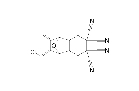 1,4-Epoxynaphthalene-6,6,7,7-tetracarbonitrile, 2-(chloromethylene)-1,2,3,4,5,8-hexahydro-3-methylene-, (E)-