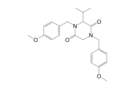 (S)-N,N'-BIS-(4-METHOXYBENZYL)-3-ISOPROPYLPIPERAZINE-2,5-DIONE