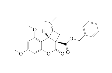 exo-Benzyl rel(1R,2aS,8S)/rel(1R,2aR,8R)-1,8b-Dihydro-6,8-dimethoxy-1-(1-methylethyl)-3-oxo-2H-benzo[b]cyclobuta[d]pyran-2a(3H)-carboxylate