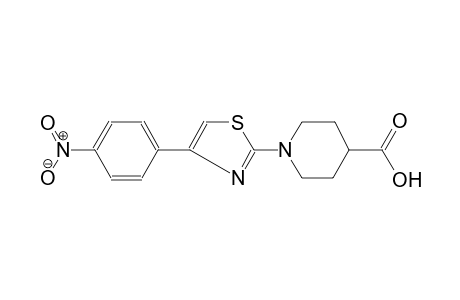 1-[4-(4-nitrophenyl)-1,3-thiazol-2-yl]-4-piperidinecarboxylic acid