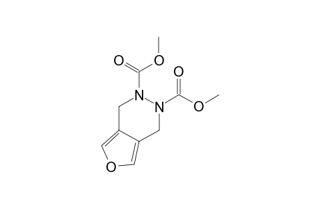 1,2,3,4-tetrahydro-N,N-dicarbomethoxyfurano[3,4-d]pyridazine