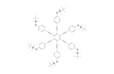 HEXAKIS-[PARA-(TERT.-BUTYLDIMETHYLSILYLOXY)-PHENYLETHYNYL]-BENZENE