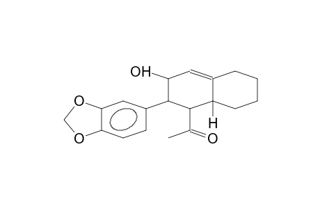 ETHANONE, 1[2-(1,3-BENZODIOXOL-5-YL)-1,2,3,5,6,7,8,8a-OCTAHYDRO-3-HYDROXY-1-NAPHTALENYL]-