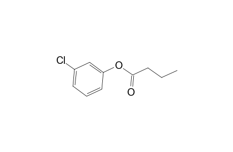 Butyric acid, m-chlorophenyl ester
