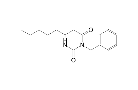 2,4(1H,3H)-pyrimidinedione, dihydro-6-pentyl-3-(phenylmethyl)-
