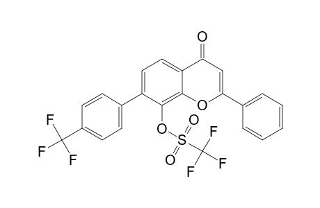 4-Oxo-2-phenyl-7-[4-(trifluoromethyl)phenyl]-4H-chromen-8-yl Trifluoromethanesulfonate