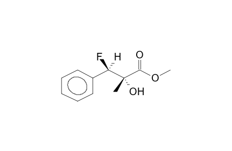 ERYTHRO-(METHYL 2-HYDROXY-2-METHYL-3-PHENYL-3-FLUOROPROPANOATE)