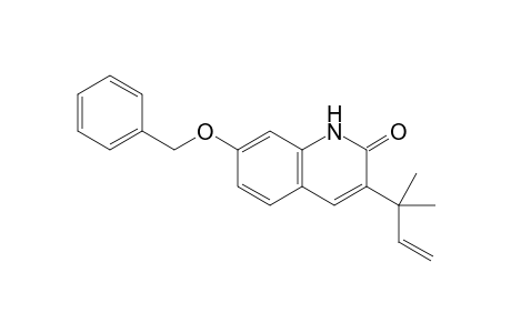7-(Benzyloxy)-3-(2-methylbut-3-en-2-yl)quinolin-2(1H)-one