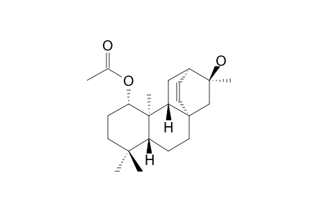 (ent)-1.beta.-Acetoxy-16.alpha.-hydroxyatis-13-ene