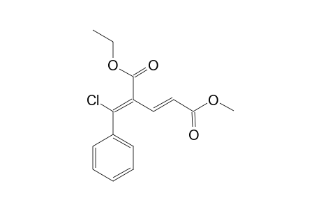 (2E,4Z)-5-ethyl 1-methyl 4-(chloro(phenyl)methylene)pent-2-enedioate