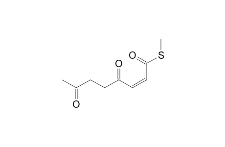 Methyl (Z)-4,7-dioxo-2-octenethioate