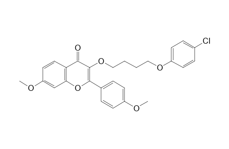 3-[4-(p-chlorophenoxy)butoxy]-4',7-dimethoxyflavone