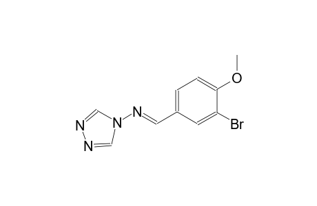 N-[(E)-(3-bromo-4-methoxyphenyl)methylidene]-4H-1,2,4-triazol-4-amine